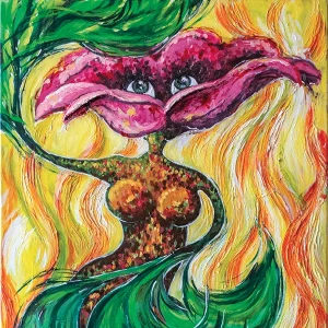 Tableau Rosa Rose Flamenco aperçu